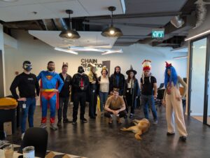 Chain Reaction Purim 2025 Group Picture